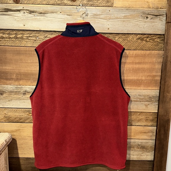 Vineyard Vine Fleece Vest XL - Picture 4 of 5